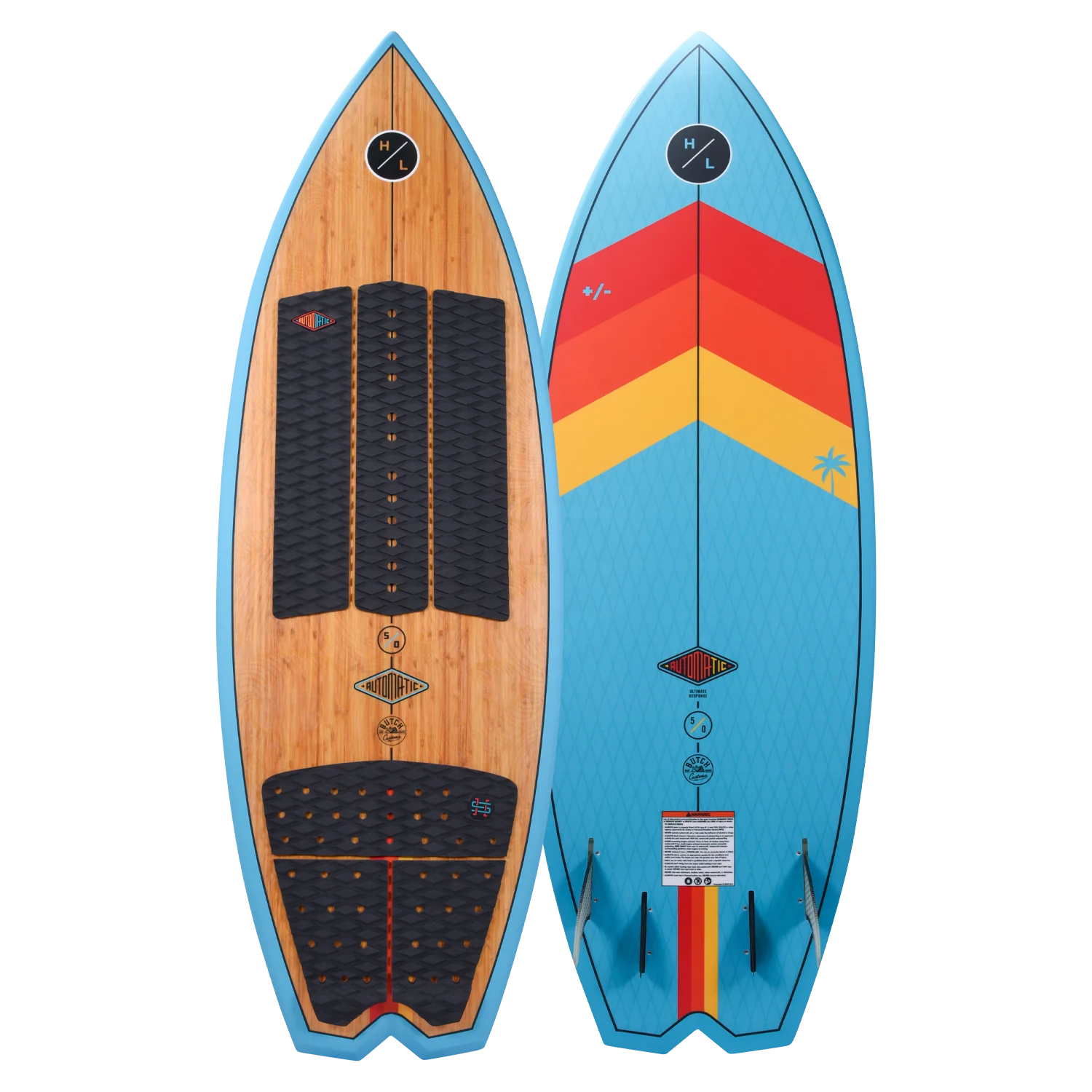Customized Surfboards Wooden Veneer